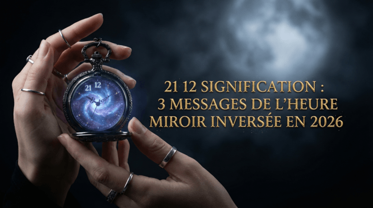 21 12 signification : 3 messages de l&rsquo;heure miroir inversée en 2026