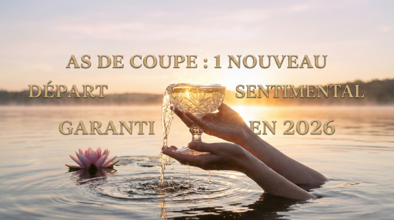 As de Coupe : 1 nouveau départ sentimental garanti en 2026