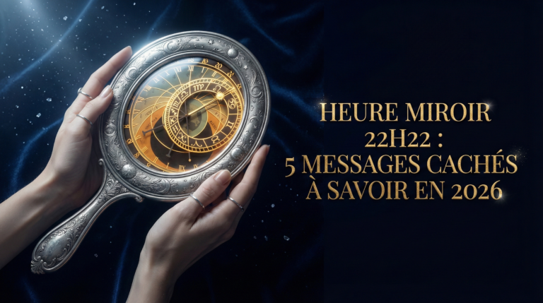 Heure miroir 22h22 : 5 messages cachés à savoir en 2026