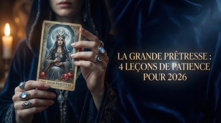 La grande pretresse tarot : 4 leçons de patience pour 2026