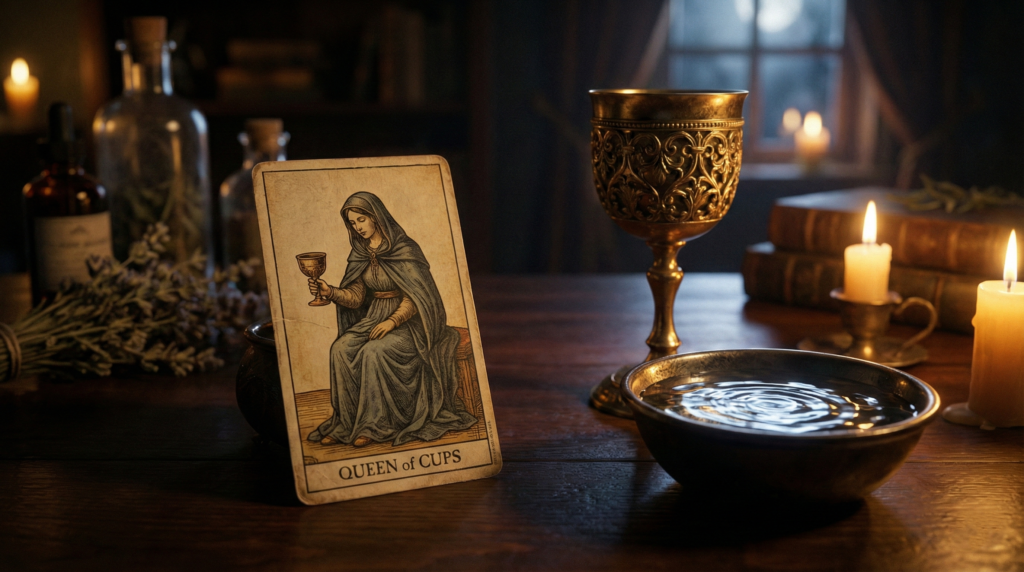 Reine de coupe tarot