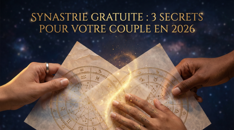 Synastrie gratuite : 3 secrets pour votre couple en 2026