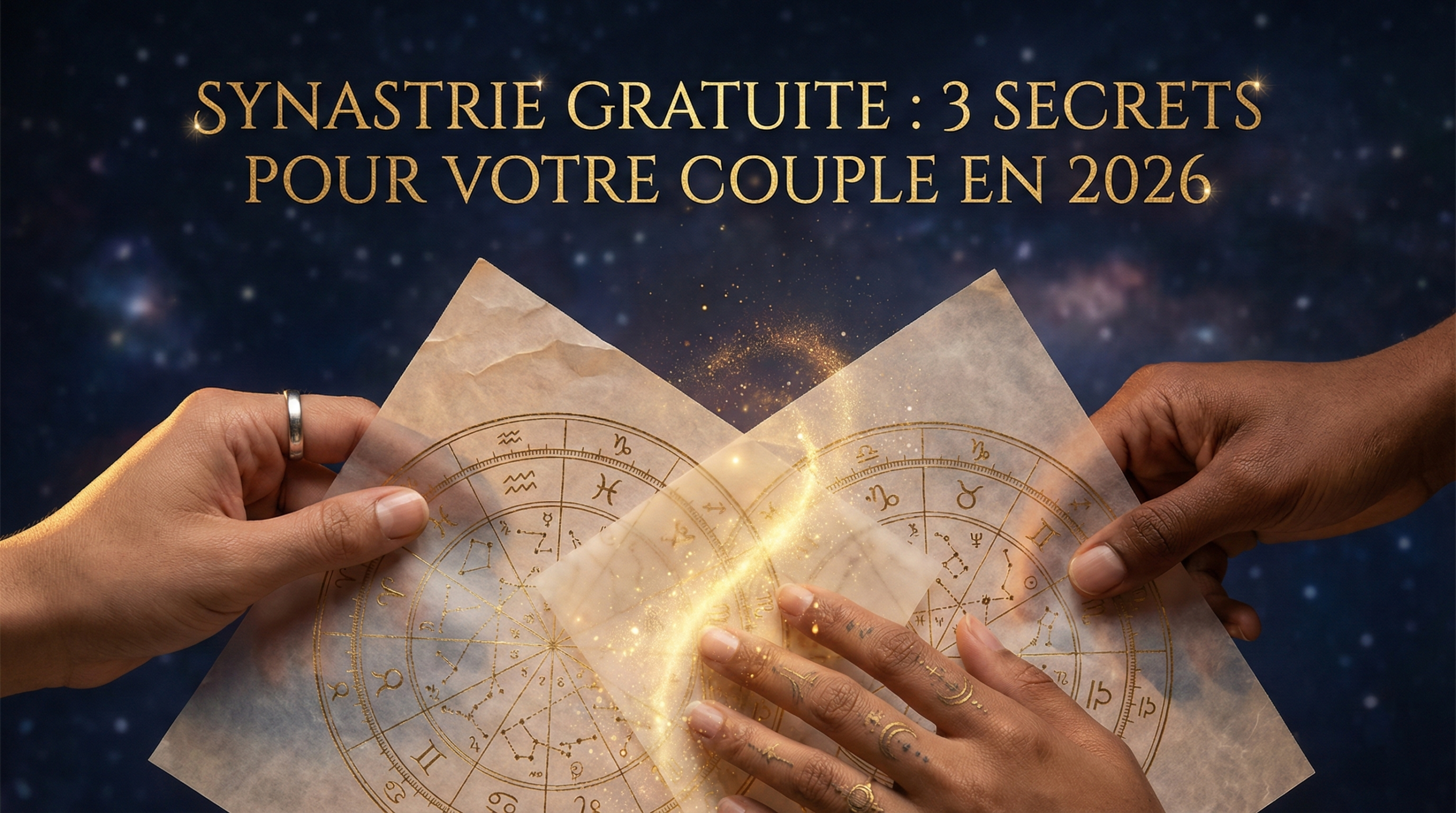 Synastrie gratuite 3 secrets pour votre couple en 2026 scaled