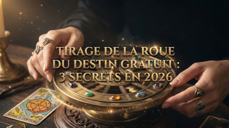 Tirage de la roue du destin gratuit : 3 secrets en 2026