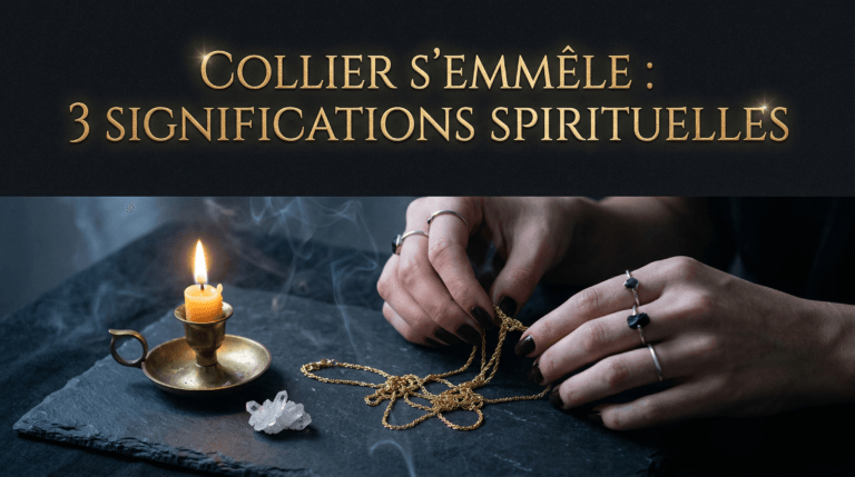 collier qui s’emmêle signification spirituelle : 3 avis 2026