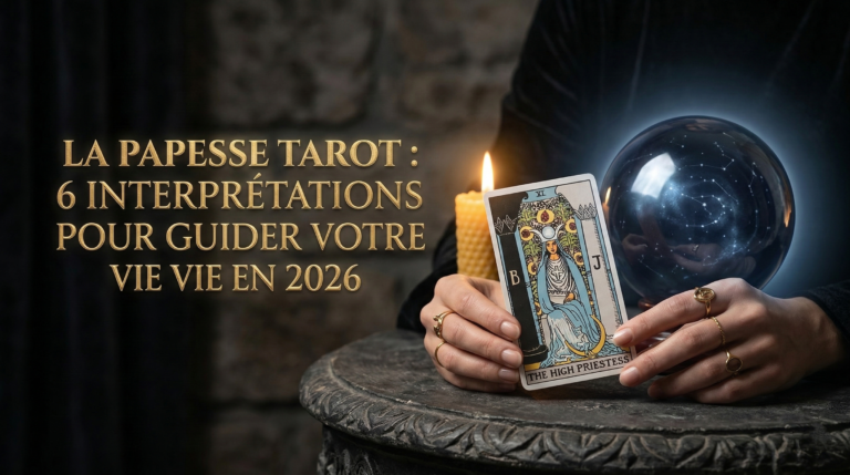 La Papesse tarot : 6 interprétations pour guider votre vie en 2026