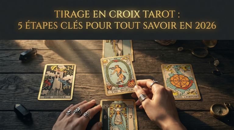 Tirage en croix tarot : 5 étapes clés pour tout savoir en 2026