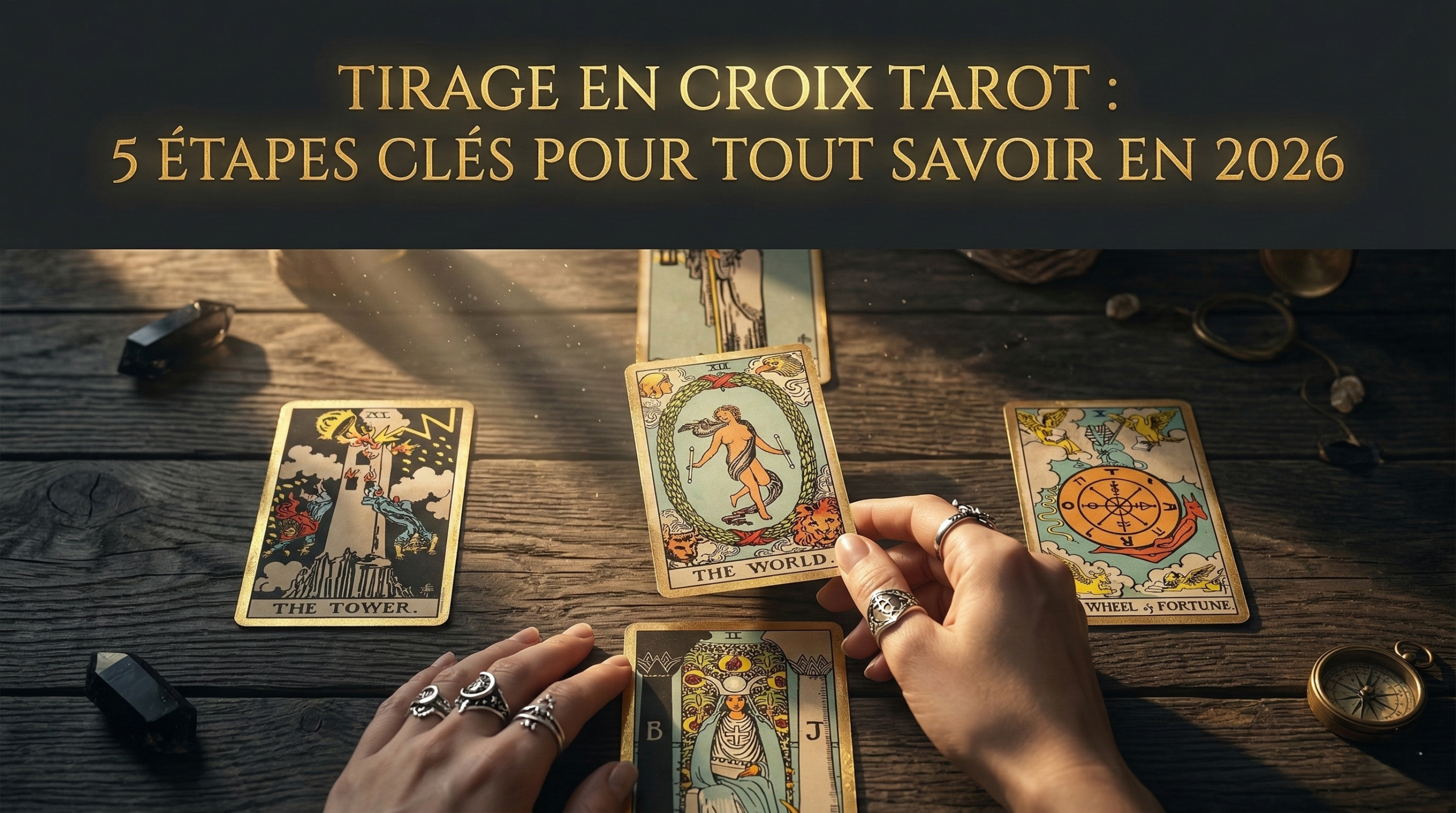 Tirage en croix tarot scaled
