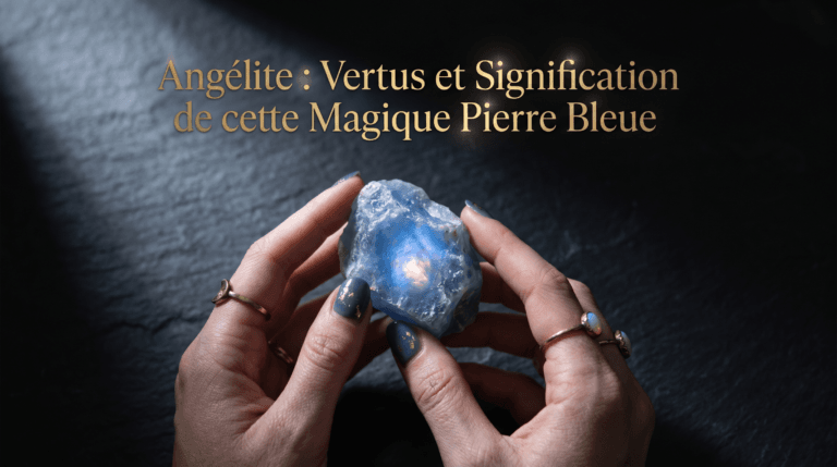 Angélite : Vertus et Signification de cette Magique Pierre Bleue